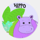 Search for purple hippo stickers Cartoon
