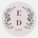Search for purple round wedding stickers Leaves