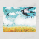 Search for swallow postcards Bird