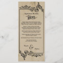 Search for cowboy wedding menus Vintage