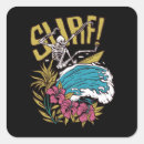 Search for surfing skeleton stickers Beach