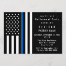 Search for thin blue line invitations Policeman