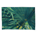 Search for palm leaf pillowcases Tropical