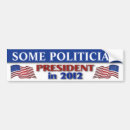 Search for 2012 elections bumper stickers President