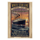 Search for white star line posters Rms titanic