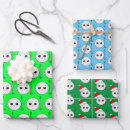 Search for golf christmas wrapping paper Green