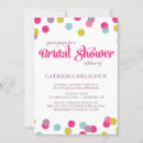 Search for dot bridal shower invitations Script