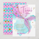 Search for mermaid thank you invitations Pool party