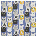 Search for cat face fabric Black
