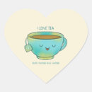 Search for tea heart stickers Kawaii