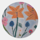 Search for orange lily stickers Floral