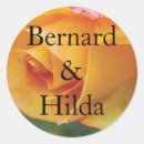 Search for yellow rose wedding stickers Flower