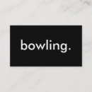 Search for bowling business cards Bowler