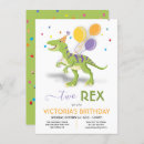 Search for two rex birthday invitations Simple