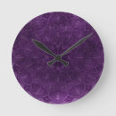 Search for lilac purple clocks Elegant