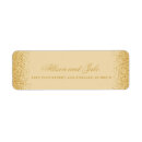 Search for glitz return address labels Gold