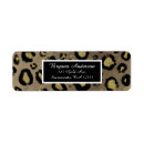 Search for wild animals return address labels Cheetah