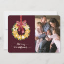 Search for burgundy christmas cards Wreath