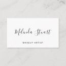 Search for plain business stationery Makeup artist