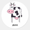 Search for cartoon moo cow stickers Bull