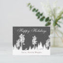 Search for winter silhouette postcards Merry christmas
