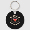 Search for football field key rings White