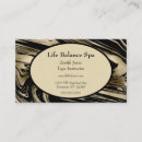 Search for luxury spa business cards Black and gold