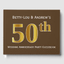 Search for 50th anniversary wedding guest books Simple