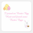 Search for easter egg hunt stickers Bunny