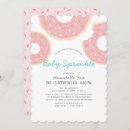 Search for doughnut baby shower invitations Simple