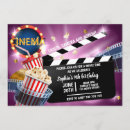 Search for movie popcorn birthday invitations Cinema