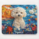 Search for bichon dog mouse mats White bichon frise