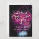 Search for fireworks wedding invitations Modern