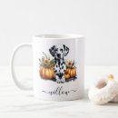 Search for cute dog watercolor mugs Dalmatian