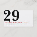 Search for numbered business cards Accountant