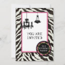 Search for chandelier birthday invitations Party