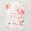 Search for pink flamingo baby shower invitations Palms
