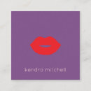 Search for lips business cards Salon
