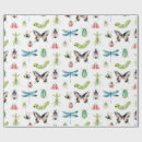 Search for bugs wrapping paper Butterfly