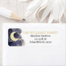 Search for baby star return address labels Moon