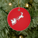 Search for santa claus reindeer christmas tree decorations Red
