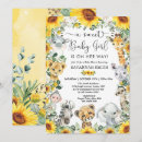 Search for yellow giraffe baby shower invitations Safari