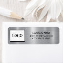 Search for faux silver return address labels Metal