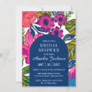 Search for hot pink and green invitations Watercolor flowers