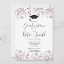 Search for lavender graduation invitations Flower
