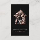 Search for black and rose gold business cards Modern