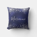 Search for navy blue silver cushions Sparkle