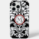 Search for vintage damask pattern with monogram iphone cases Patterns