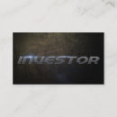 Search for stock market business cards Investor
