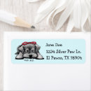 Search for schnauzer return address labels Dog lover